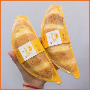 Bánh bông lan kem chuối